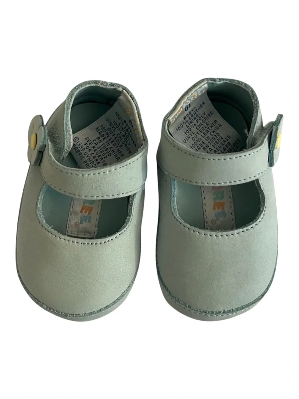 Vintage 90s Y2K Gymboree Leather Baby Shoes